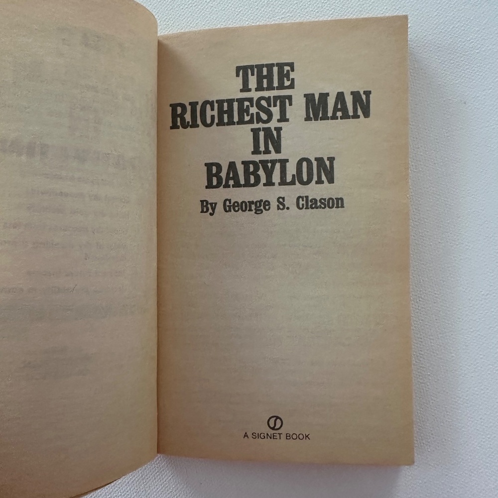 The Richest Man In Babylon George Clason Book - Picture 5 of 7